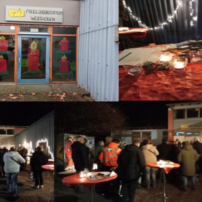 Eindrücke von unserem Adventsfenster 2025